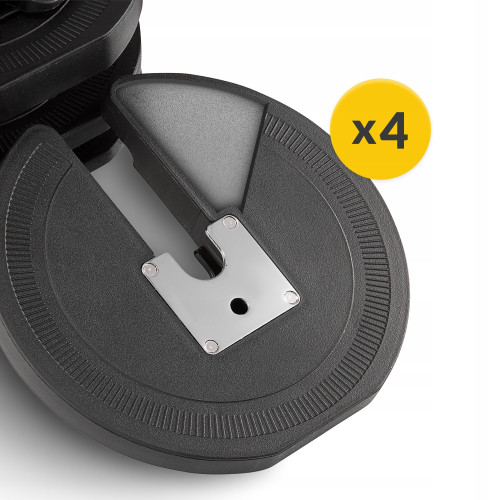 Гантель  Гиря с регулируемым весом 4FIZJO Premium 2-12 кг - фото №2